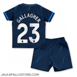 Chelsea Conor Gallagher #23 Vieraspaita Lapsille 2023-24 Lyhythihainen (+ shortsit)